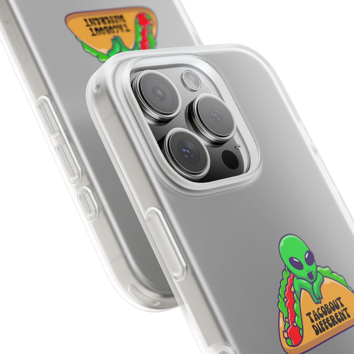 Alien Taco Flexi Case - Fun Phone Cover for Taco Lovers, Quirky Gift for Foodies, Sleek Design for iPhone, Unique Accessory, Birthday [...]