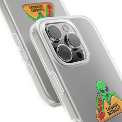 Alien Taco Flexi Case - Fun Phone Cover for Taco Lovers, Quirky Gift for Foodies, Sleek Design for iPhone, Unique Accessory, Birthday [...]