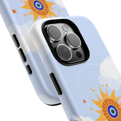 Sunshine Aura Tough Magnetic Phone Case - Durable Protection with Vibrant Design