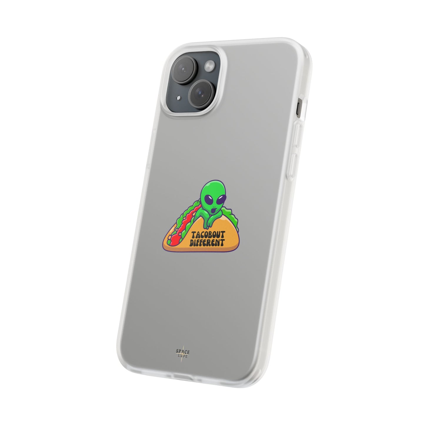 Alien Taco Flexi Case - Fun Phone Cover for Taco Lovers, Quirky Gift for Foodies, Sleek Design for iPhone, Unique Accessory, Birthday [...]
