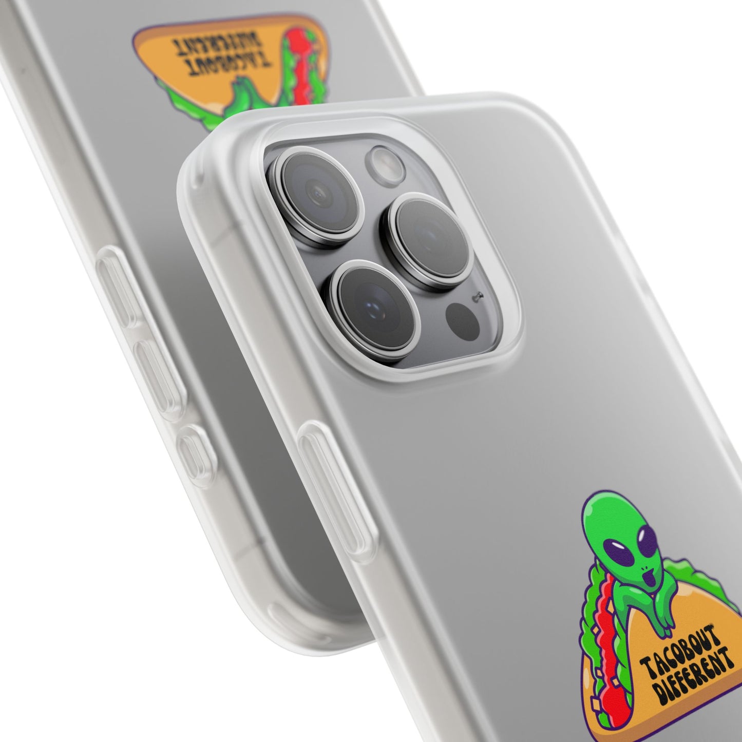 Alien Taco Flexi Case - Fun Phone Cover for Taco Lovers, Quirky Gift for Foodies, Sleek Design for iPhone, Unique Accessory, Birthday [...]