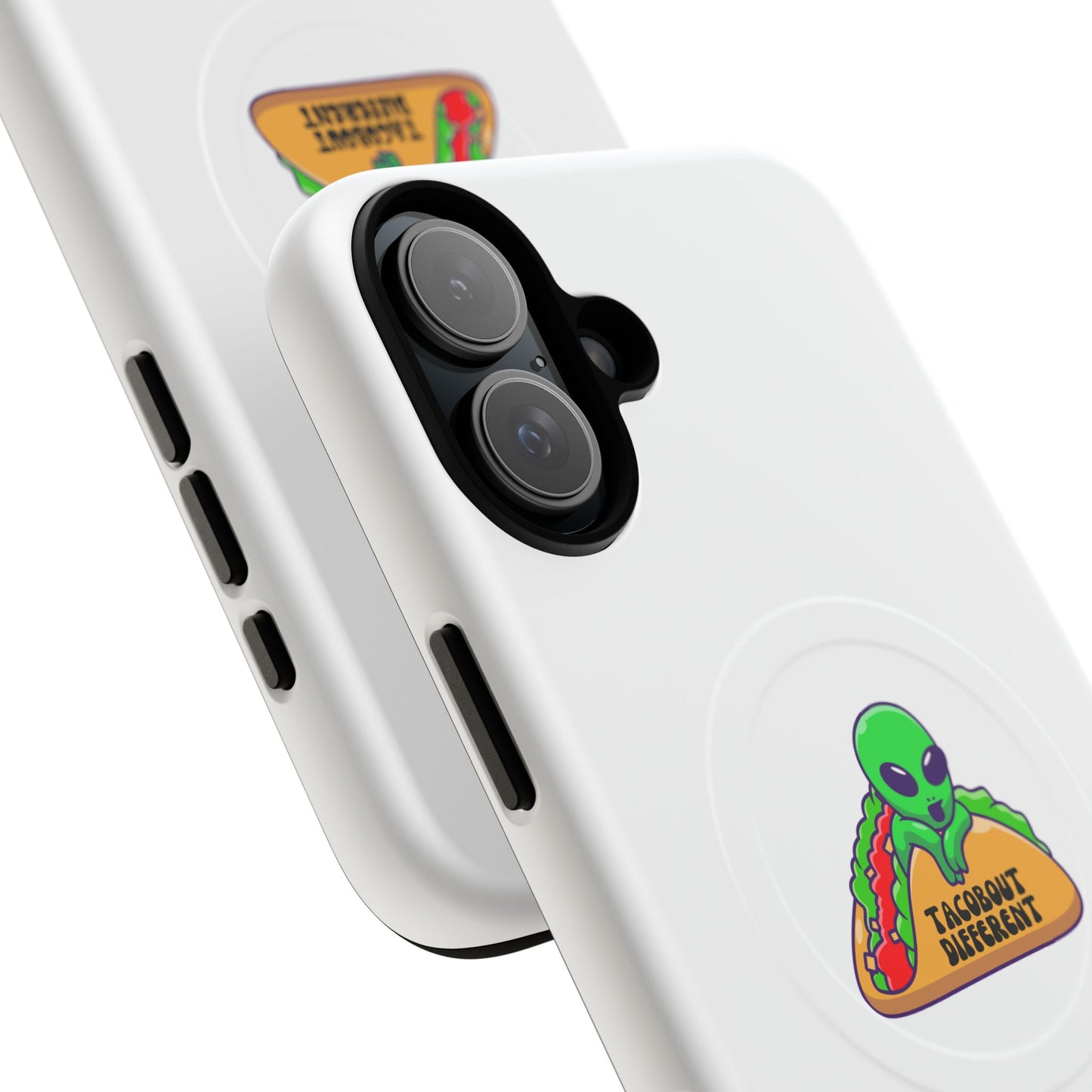 Alien Taco Tough Magnetic Phone Cases, Geeky Gift, Fun Phone Accessories, Unique Cell Phone Cover, Quirky Design
