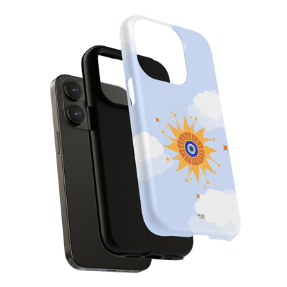 Sunshine Aura Tough Magnetic Phone Case - Durable Protection with Vibrant Design