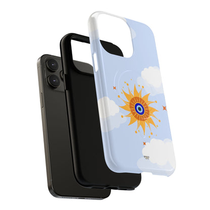 Sunshine Aura Tough Magnetic Phone Case - Durable Protection with Vibrant Design
