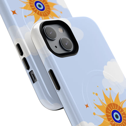 Sunshine Aura Tough Magnetic Phone Case - Durable Protection with Vibrant Design