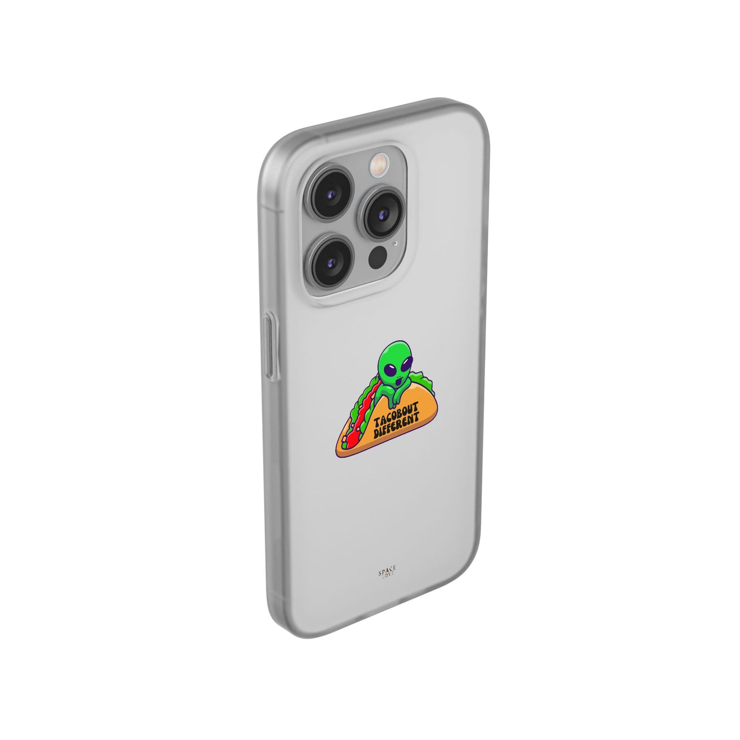 Alien Taco Flexi Case - Fun Phone Cover for Taco Lovers, Quirky Gift for Foodies, Sleek Design for iPhone, Unique Accessory, Birthday [...]