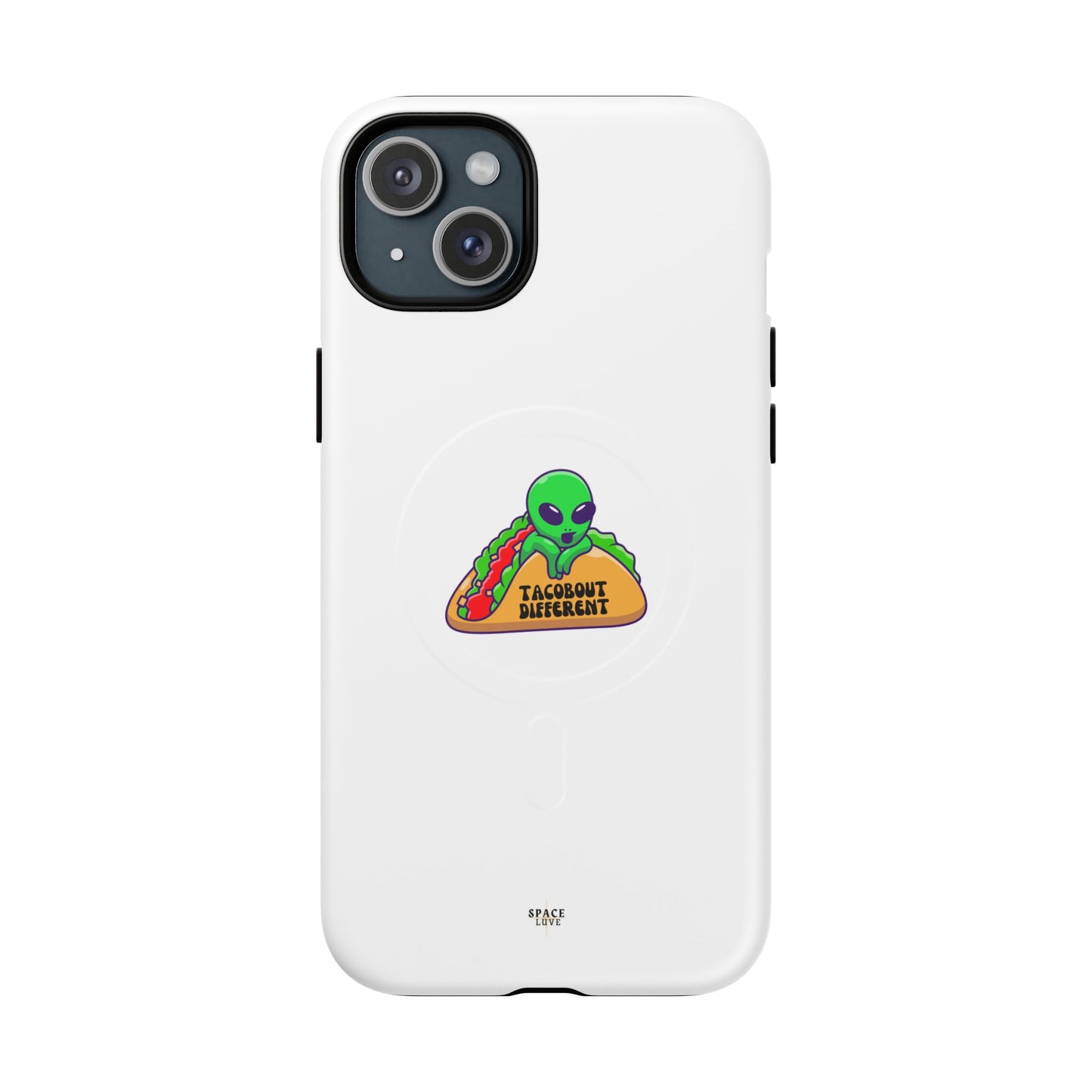 Alien Taco Tough Magnetic Phone Cases, Geeky Gift, Fun Phone Accessories, Unique Cell Phone Cover, Quirky Design