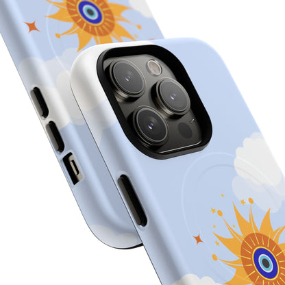 Sunshine Aura Tough Magnetic Phone Case - Durable Protection with Vibrant Design
