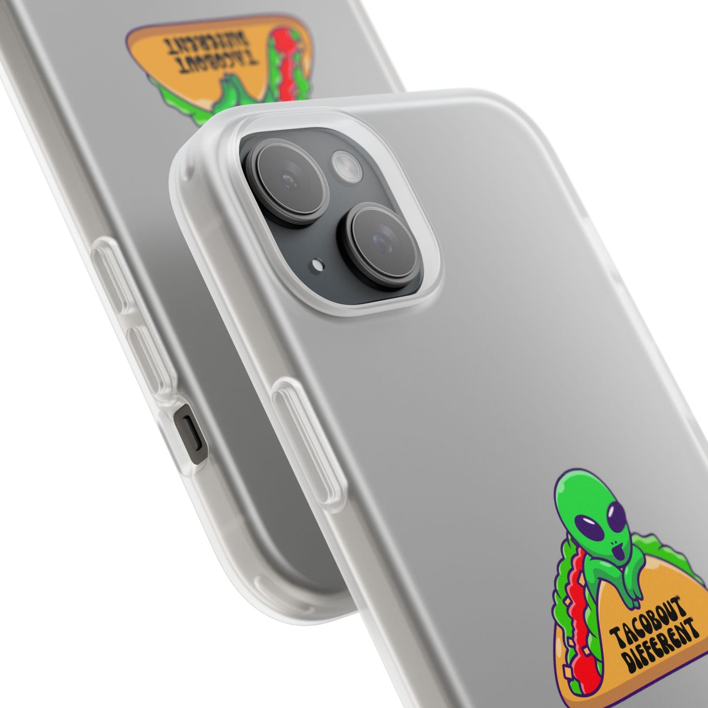 Alien Taco Flexi Case - Fun Phone Cover for Taco Lovers, Quirky Gift for Foodies, Sleek Design for iPhone, Unique Accessory, Birthday [...]