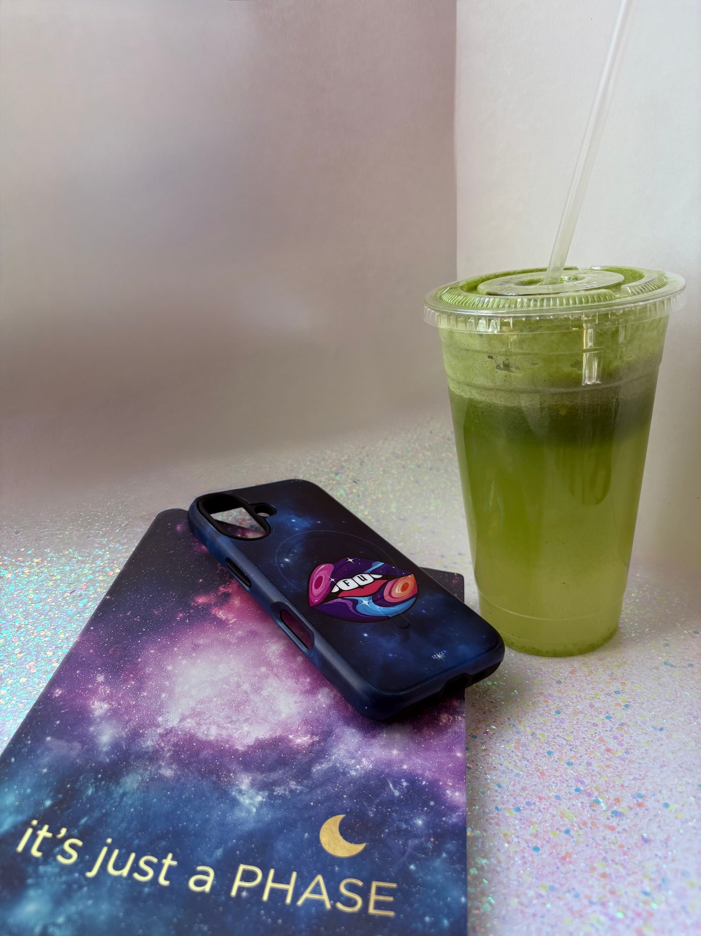 Galaxy Kiss Tough Magnetic Phone Case - Bold & Colorful Design